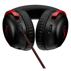 ყურსასმენი HyperX Cloud III – Wired Gaming Headset, PC, PS5, Xbox Series X|S Black/Red (727A9AA), 4 image