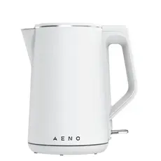 ელექტრო ჩაიდანი AENO Electric Kettle EK2: 1850-2200W, 1.5L, Strix, Double-walls, Non-heating body, Auto Power Off, Dry tank Protection