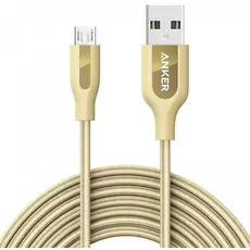 Cable ANKER - MICRO USB 3FT GOLDEN A8142HB1 A81420B1