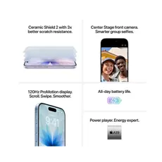 მობილური ტელეფონი Apple IPhone 17 256GB Lavender,Model A3520, 6 image