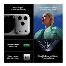 მობილური ტელეფონი Apple IPhone 17 Pro Max 256GB Cosmic Orange,Model A3526, 7 image