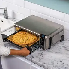 ელექტრო ღუმელი Ninja SP101EU, 2400W, 8in1 Flip Mini Oven, Black/Silver, 7 image