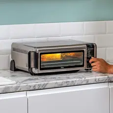 ელექტრო ღუმელი Ninja SP101EU, 2400W, 8in1 Flip Mini Oven, Black/Silver, 6 image
