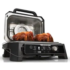 გრილი Ninja OG901EU Woodfire Pro Connect XL, 1700W, Outdoor Grill, Black/Blue, 4 image