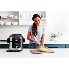 Ninja OL750EU, 1500W, 7.5L, Multifunction Cooker, Silver/Black, 3 image