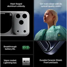 მობილური ტელეფონი Apple iPhone 17 Pro 256GB Silver, 8 image