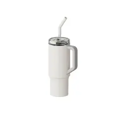 თერმო ჭიქა Xiaomi Straw Mug White, 4 image