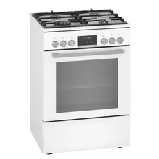 გაზქურა Bosch HXS59AI21Q, 4Gas, Oven, White, 2 image