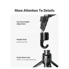 შტატივი UGREEN LP661 (15187), Specialized Tripod, Black, 3 image