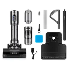 მტვერსასრუტი Midea MX05GEBK GX Pro, 230W, 0.4L, Vacuum Cleaner, Grey, 6 image