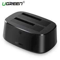 მყარი დისკის წამკითხველი UGREEN CM198 (50857) USB 3.0 to SATA Dual-Bay Hard Drive Docking Station, 2 image