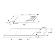 გაზქურის ზედაპირი GORENJE GW642AB, 4 image
