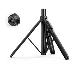 სელფის ჯოხი UGREEN LP586 (15062), Bluetooth, Selfie Stick Tripod, Black, 6 image