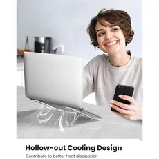 ნოუთბუქის სადგამი UGREEN LP451 (40289) Foldable Laptop Stand, Silver, 6 image