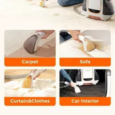 ქიმწმენდის აპარატი Uwant B100-S, 450W, 1.8L, Multiple Spot Cleaner, White, 9 image