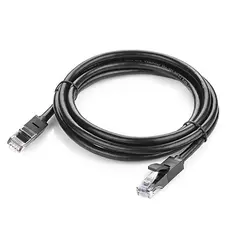 ქსელის კაბელი UGREEN NW102 (20164) Cat6 Patch Cord UTP Lan Cable, 10m, Black, 3 image