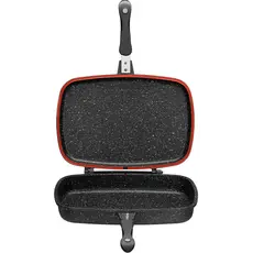 გრილის ტაფა Ardesto Double-sided grill pan Gemini Grill 36 cm, black, aluminum, 4 image