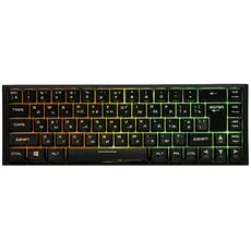 კლავიატურა 2E 2E-KG360UBK Gaming KG360 Wireless Keyboard, RGB, Black