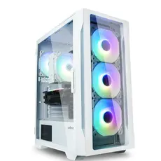 კომპიუტერის ქეისი Zalman Computer case I3 Neo TG, without PSU, 1xUSB3.0, 2xUSB2.0, 4x120mm RGB, TG Side/Front Panel, ATX, White, 2 image