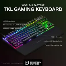 კლავიატურა SteelSeries Keyboard Apex Pro TKL WL (2023) US, 3 image