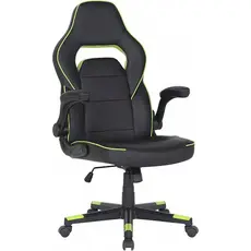 სათამაშო სავარძელი 2E 2E-GC-HEB-BK Gaming Chair Hebi Black/Green, 2 image