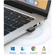 მაუსი Ugreen MU001 (90373), Wireless, 4000DPI, USB, Mouse, Light Gray, 6 image