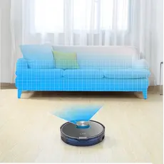 რობოტი მტვერსასრუტი მშრალი და სველი წმენდით ILIFE A10s Laser Navigation Robotic Vacuum & Mop with APP Control, 7 image