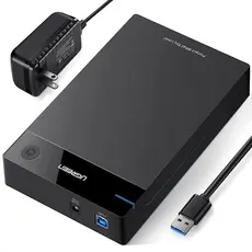 მყარი დისკის ქეისი UGREEN US222 (50422) USB 3.5 Inch HDD Enclosure SSD SATA USB 3.0 power Adapter, 2 image
