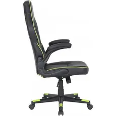 სათამაშო სავარძელი 2E 2E-GC-HEB-BK Gaming Chair Hebi Black/Green, 3 image