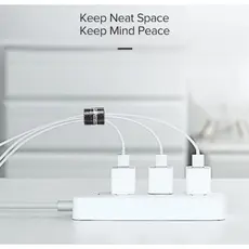 კაბელების მენეჯერი UGREEN LP124 (40356) Cable Organizer 5m Black, 3 image