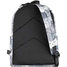 ლეპტოპის ჩანთა 2E BPT6114GC 13″ Backpack, TeensPack Cats, Gray, 3 image