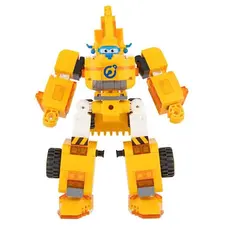 სათამაშო ტრანსფორმერი Super Wings Small Blocks 2-in-1 Buildable Transforming Vehicle - Donnie, 2 image