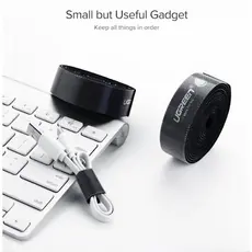 კაბელების მენეჯერი UGREEN LP124 (40356) Cable Organizer 5m Black, 6 image