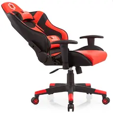 სათამაშო სავარძელი Furnee SK8817, Gaming Chair, Black/Red, 5 image