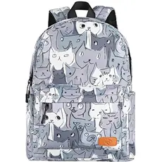 ლეპტოპის ჩანთა 2E BPT6114GC 13″ Backpack, TeensPack Cats, Gray, 2 image