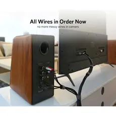 კაბელების მენეჯერი UGREEN LP124 (40356) Cable Organizer 5m Black, 7 image