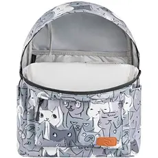 ლეპტოპის ჩანთა 2E BPT6114GC 13″ Backpack, TeensPack Cats, Gray, 5 image
