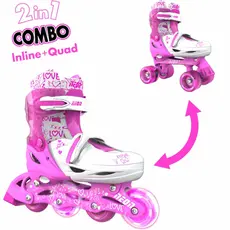 საბავშვო როლიკები 2 IN 1 NEON COMBO CYBER SKATES NT31P4 (34-37), 2 image
