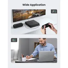 USB ხმის ბარათი UGREEN USB 2.0 to 3.5mm Audio Adapter (CM383) 80864, 8 image