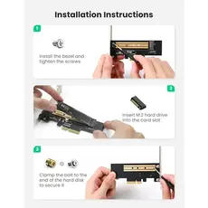 ადაპტერი Ugreen CM302 (70503), M.2 NVME to PCle 3.0 Adapter, 3 image
