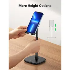 მობილურის დამჭერი UGREEN LP280 (80194), Adjustable Desk Phone Holder, Black, 5 image