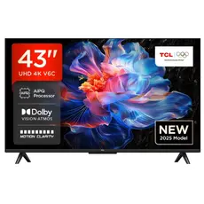 ტელევიზორი TCL 43V6C 4K Google TV