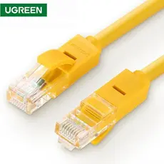 LAN კაბელი UGREEN Patch Cord NW103 (30642) Cat 5e UTP Lan Cable 10m (Yellow)