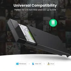 მყარი დისკის ქეისი UGREEN 2.5 Inch Hard Drive Box, 3 image