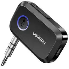Bluetooth მიმღები UGREEN CM596 (90748), Bluetooth, AUX, Car Adapter, Black