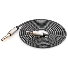 აუდიო კაბელი UGREEN AV127 (10629) 3.5mm to 6.35mm TRS Stereo Audio Cable 3m, Gray, 4 image