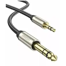 აუდიო კაბელი UGREEN AV127 (10629) 3.5mm to 6.35mm TRS Stereo Audio Cable 3m, Gray, 2 image