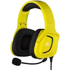 ყურსასმენი 2E HG340 Wired Gaming Headset RGB, USB 7.1, Yellow, 3 image