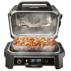 გრილი Ninja OG850EU Woodfire Pro XL, 1700W, Outdoor Grill, Black/Silver, 3 image