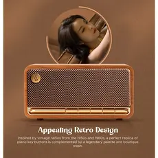 დინამიკი Edifier MP230, 20W, Bloototh, USB, micro SD, Portable Bluetooth Speaker, Brown, 6 image